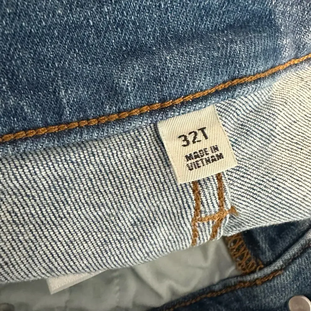 J. Crew TALL Vintage Slim Straight Jeans 32T